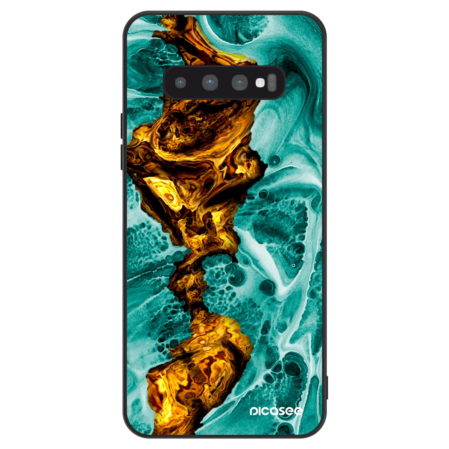 Picasee ULTIMATE CASE für Samsung Galaxy S10 G973 - Goldsky