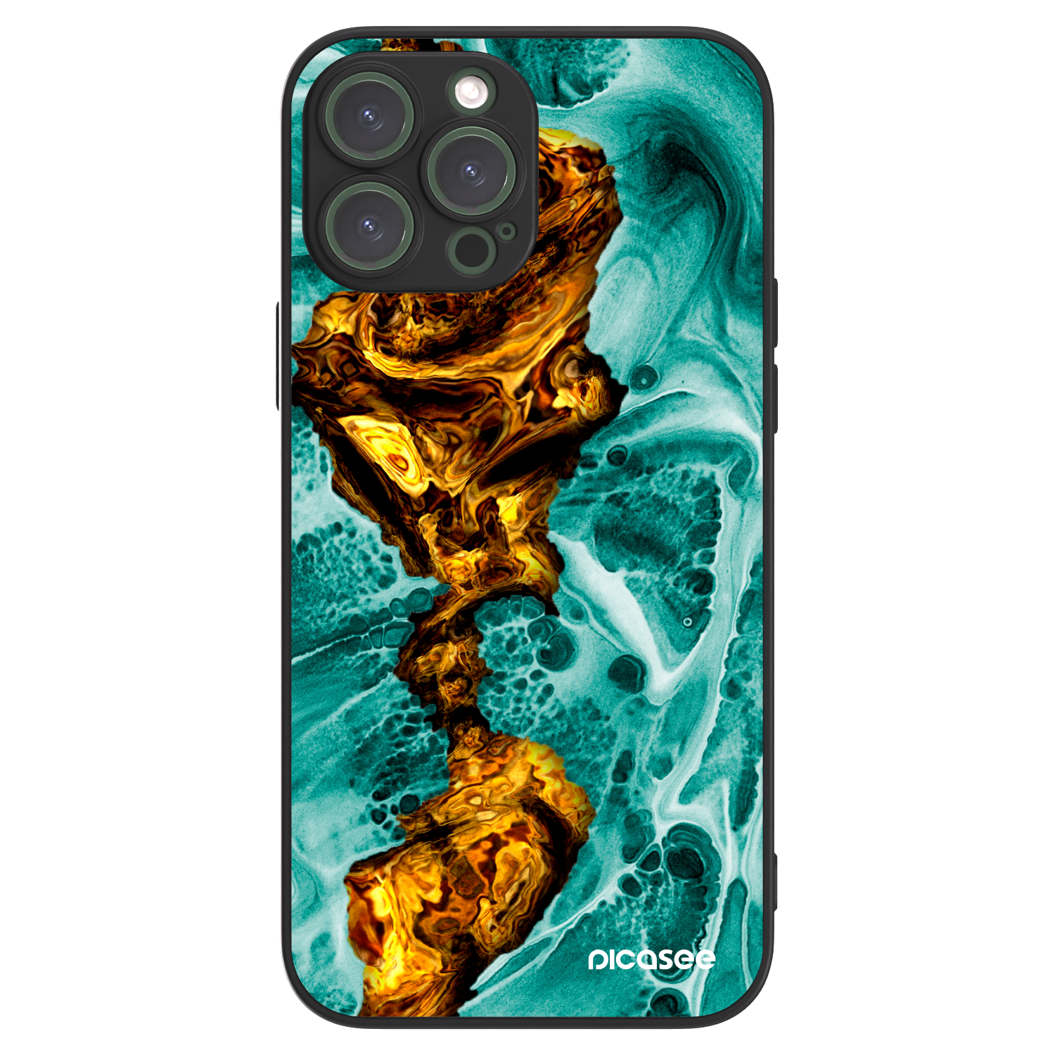 Picasee ULTIMATE CASE MagSafe für Apple iPhone 13 Pro Max - Goldsky