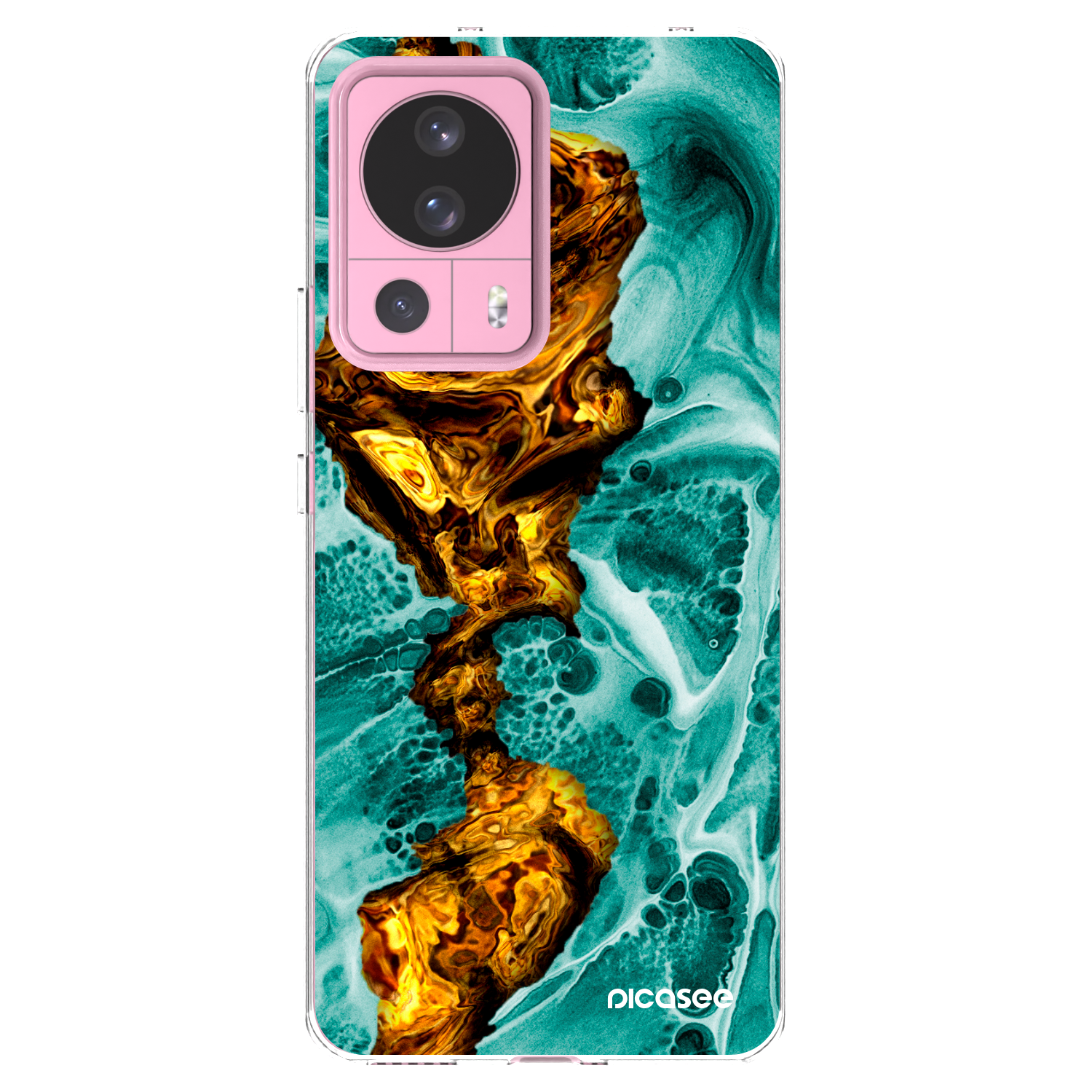 Picasee Xiaomi 13 Lite Hülle - Transparentes Silikon - Goldsky