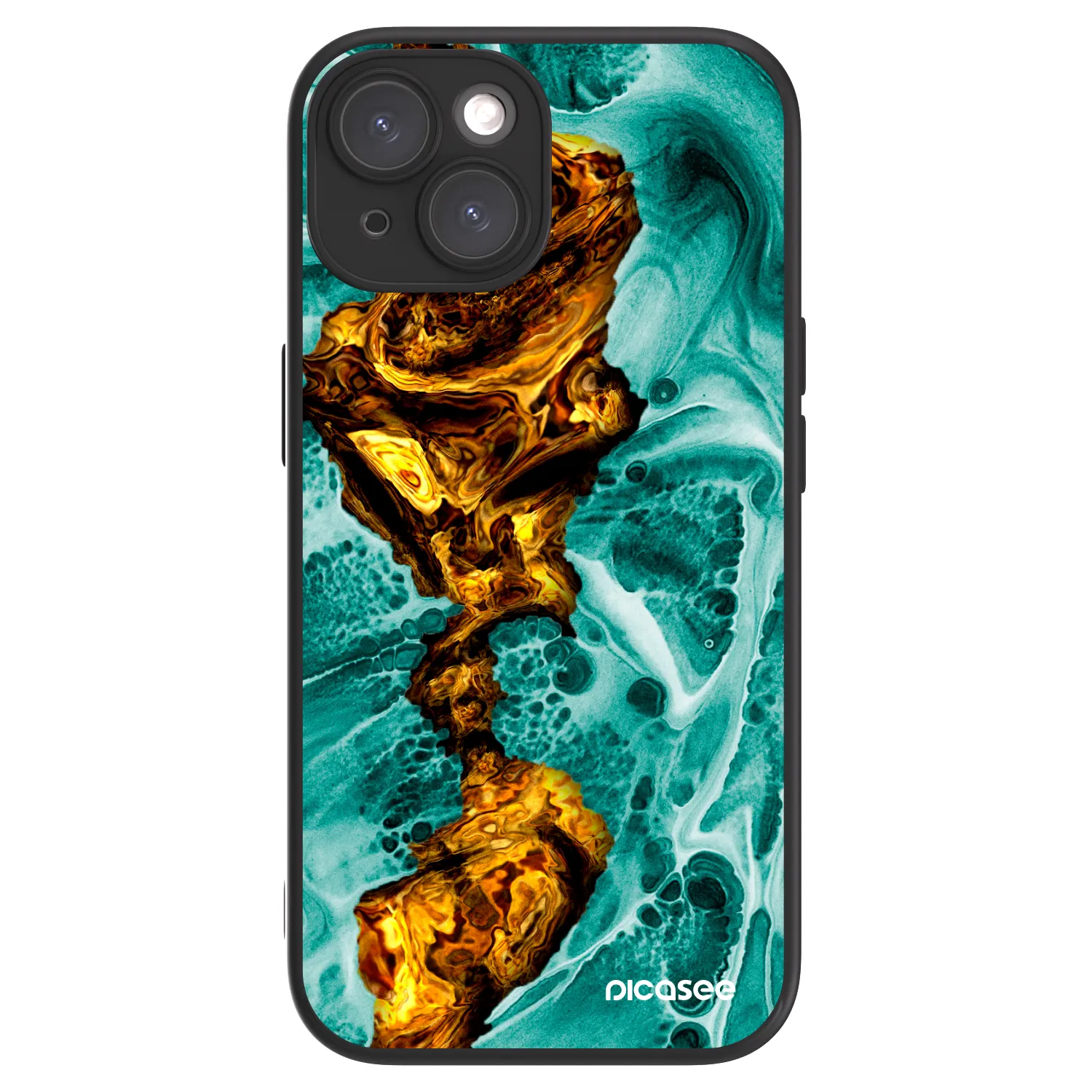 Picasee ULTIMATE CASE MagSafe für Apple iPhone 15 - Goldsky