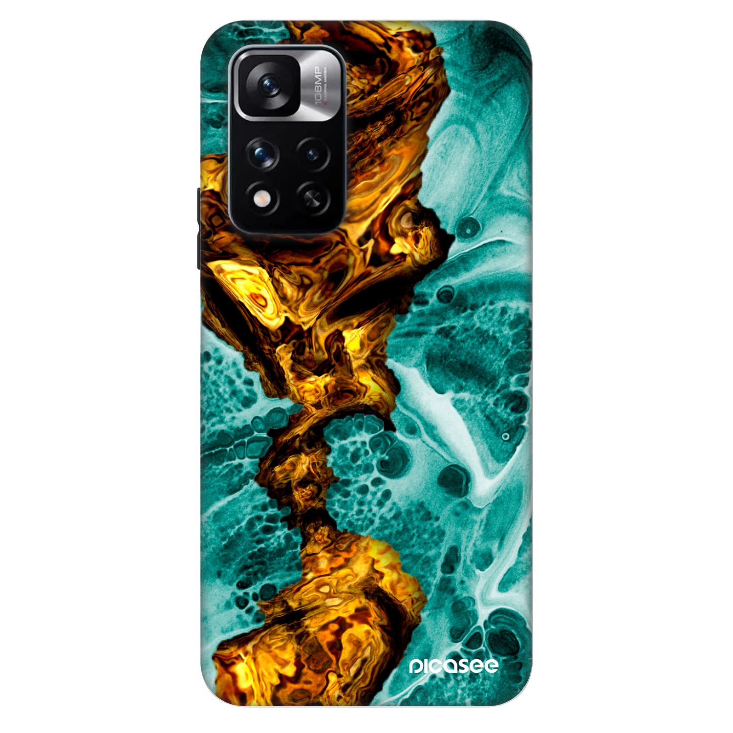 Picasee Fashion Case für Xiaomi Redmi Note 11 Pro - Goldsky