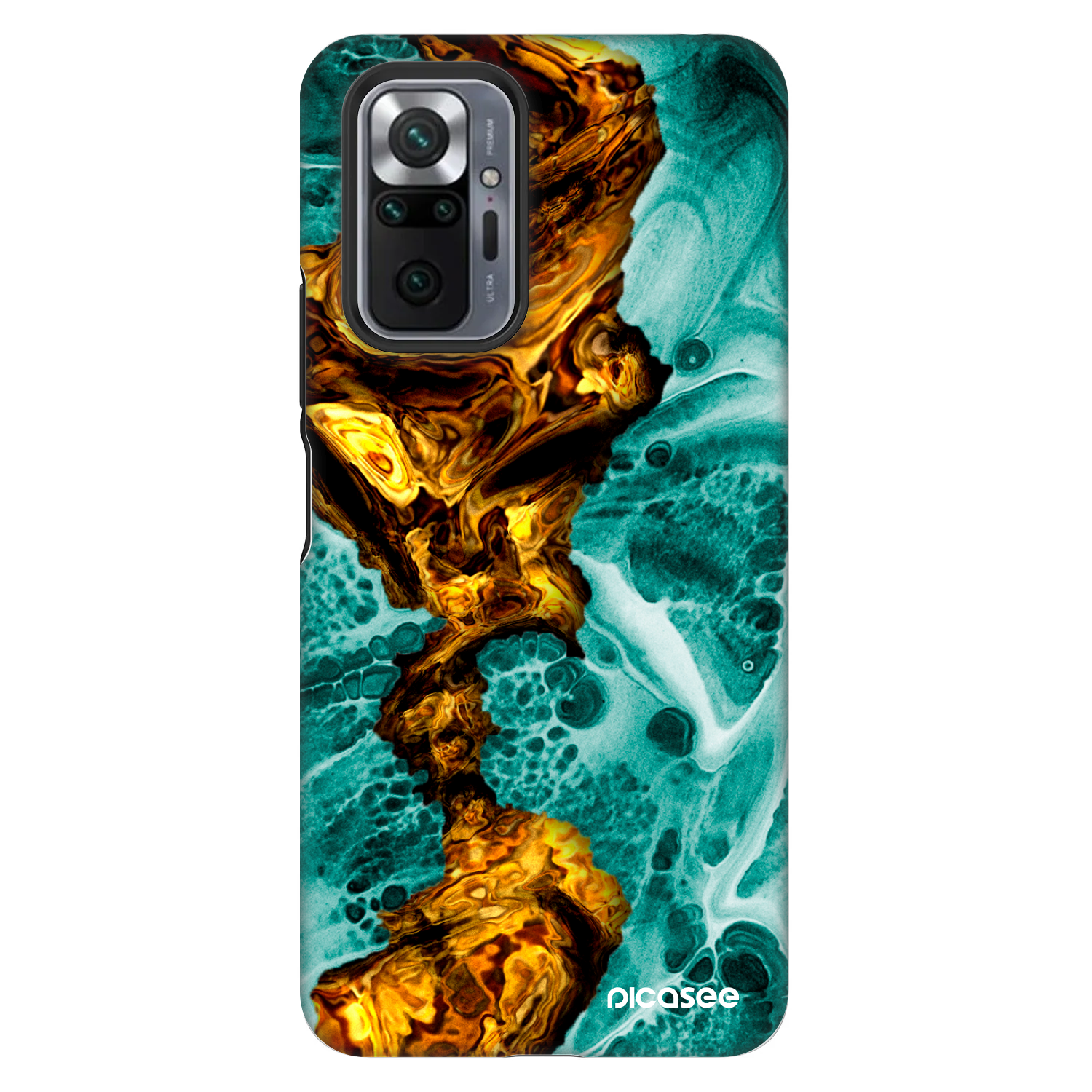 Picasee Fashion Case für Xiaomi Redmi Note 10 Pro - Goldsky