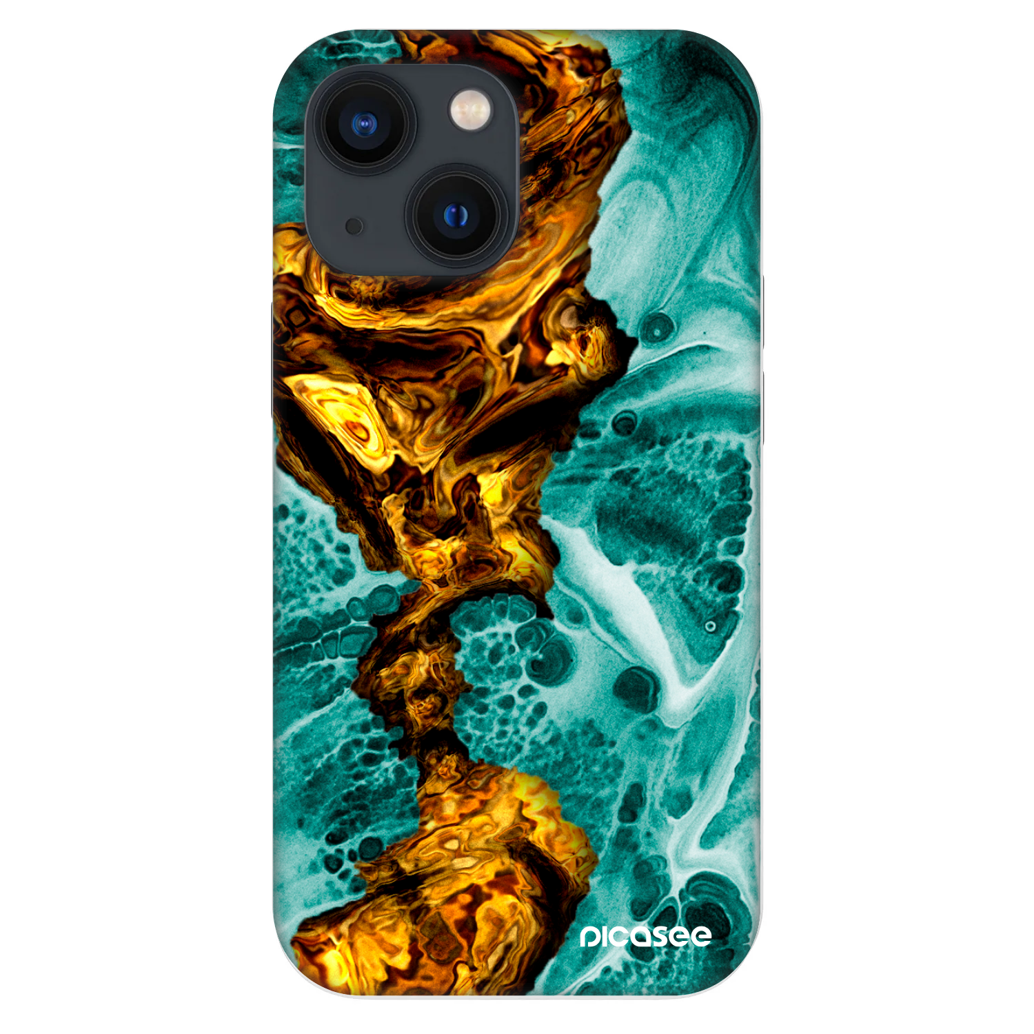 Picasee Fashion Case für Apple iPhone 13 mini - Goldsky