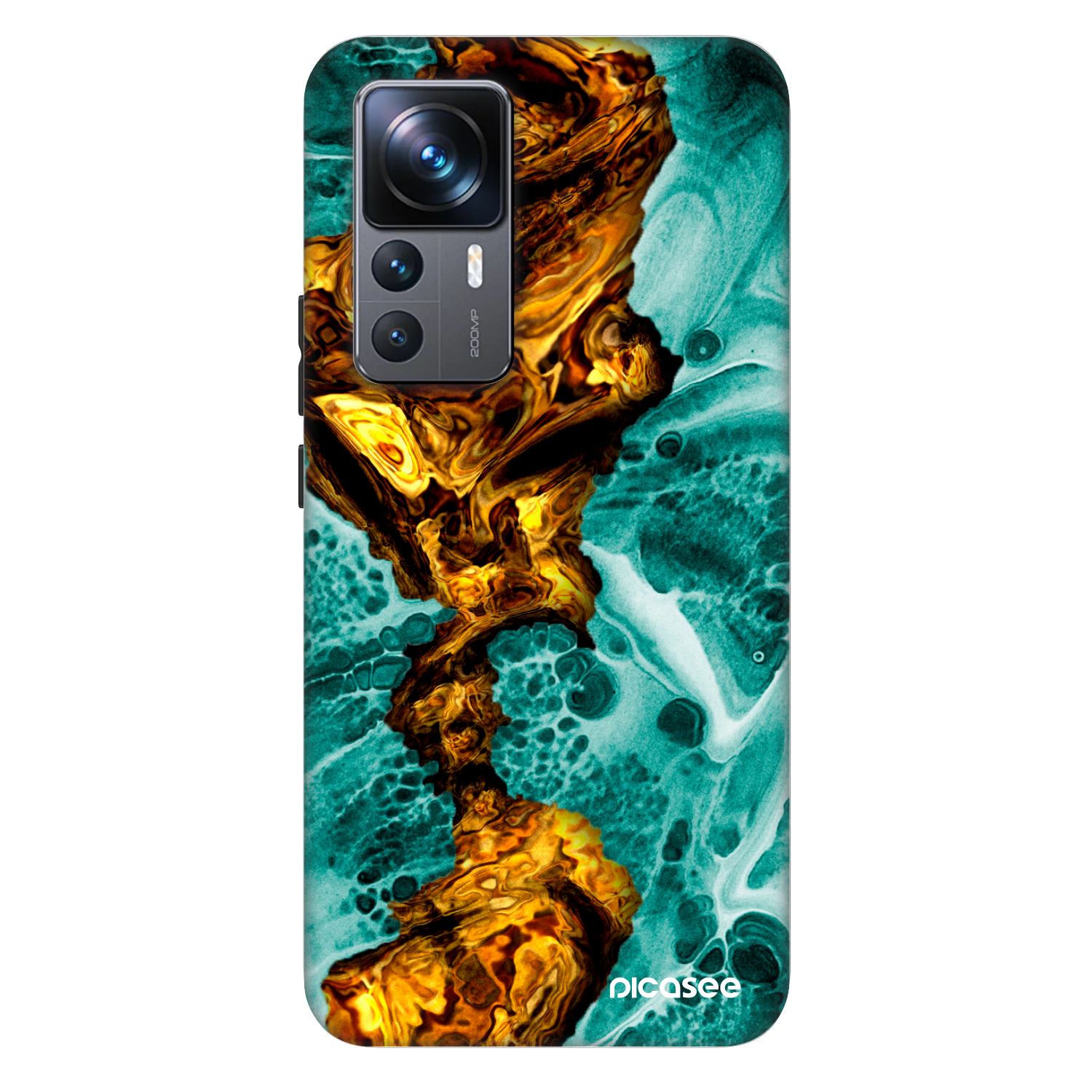 Picasee Fashion Case für Xiaomi 12T Pro - Goldsky