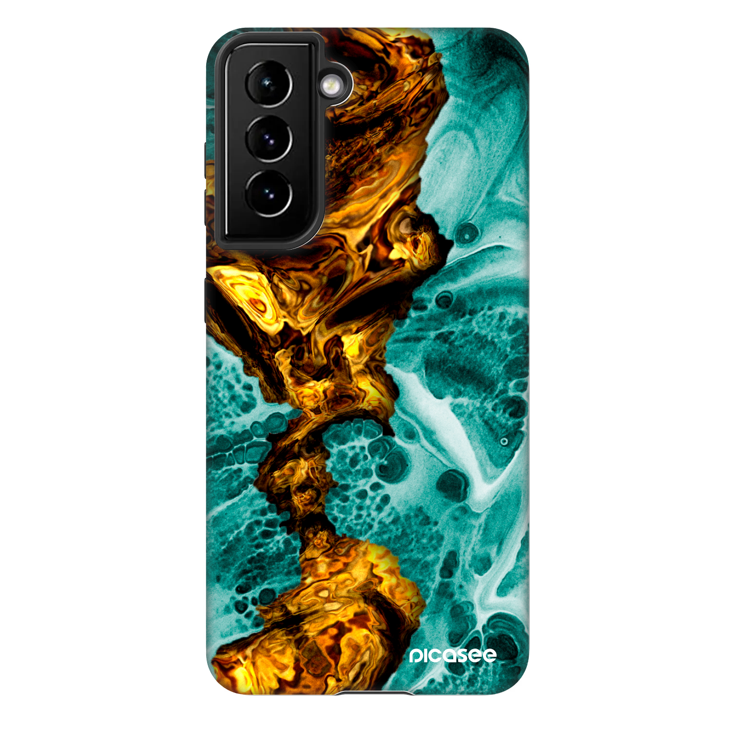 Picasee Fashion Case für Samsung Galaxy S21 FE 5G - Goldsky
