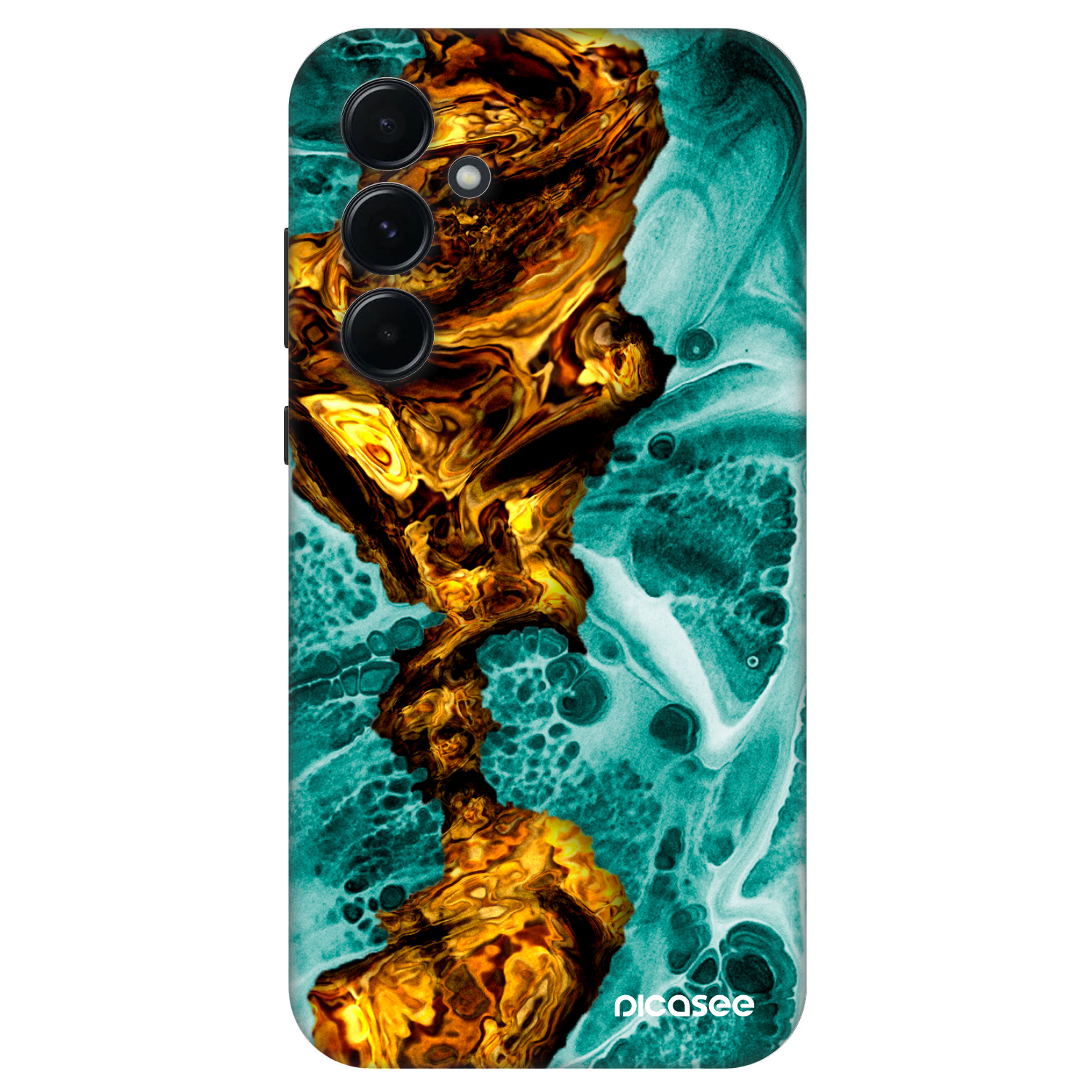 Picasee Fashion Case für Samsung Galaxy A55 5G A556B - Goldsky