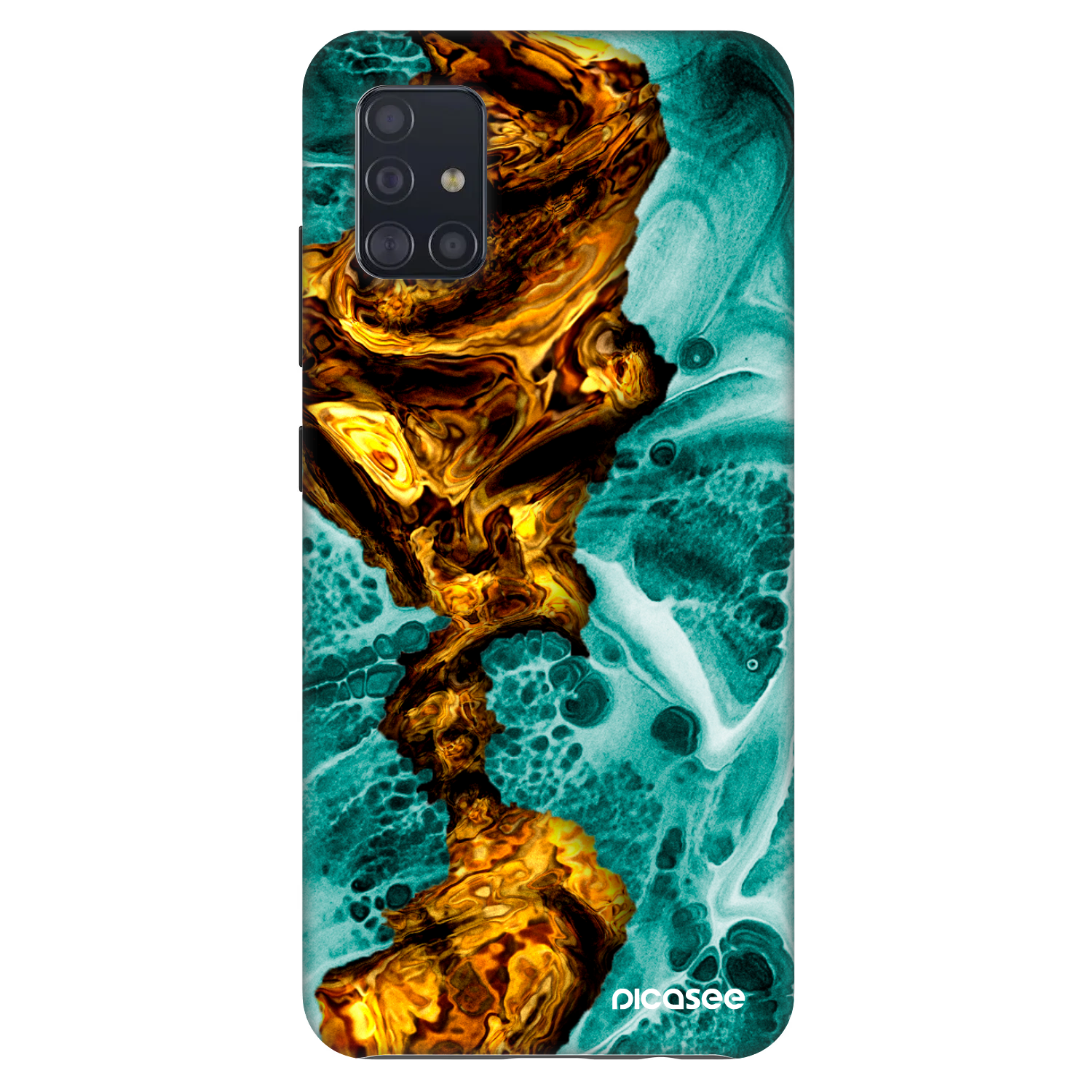 Picasee Fashion Case für Samsung Galaxy A51 A515F - Goldsky