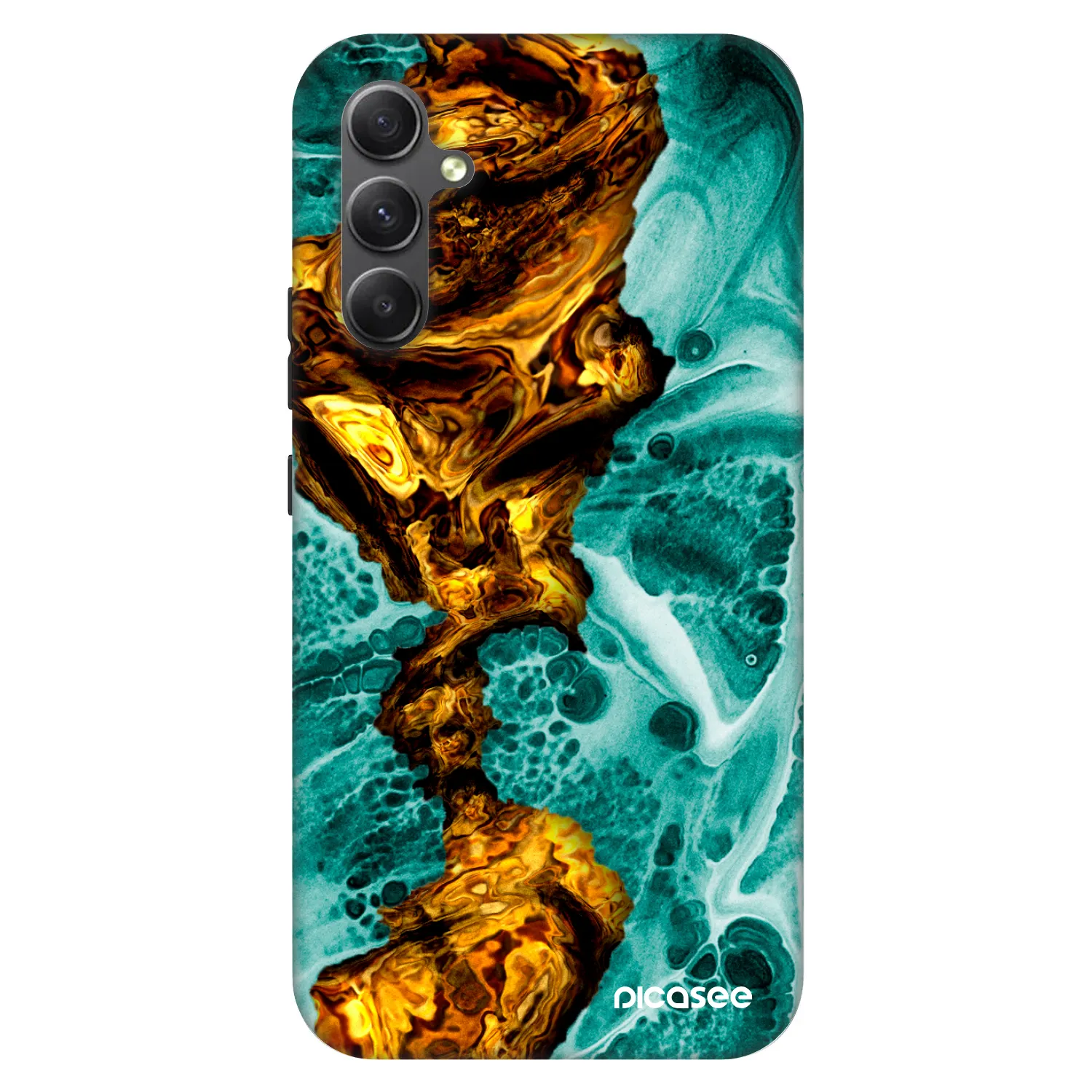 Picasee Fashion Case für Samsung Galaxy A34 5G A346B - Goldsky