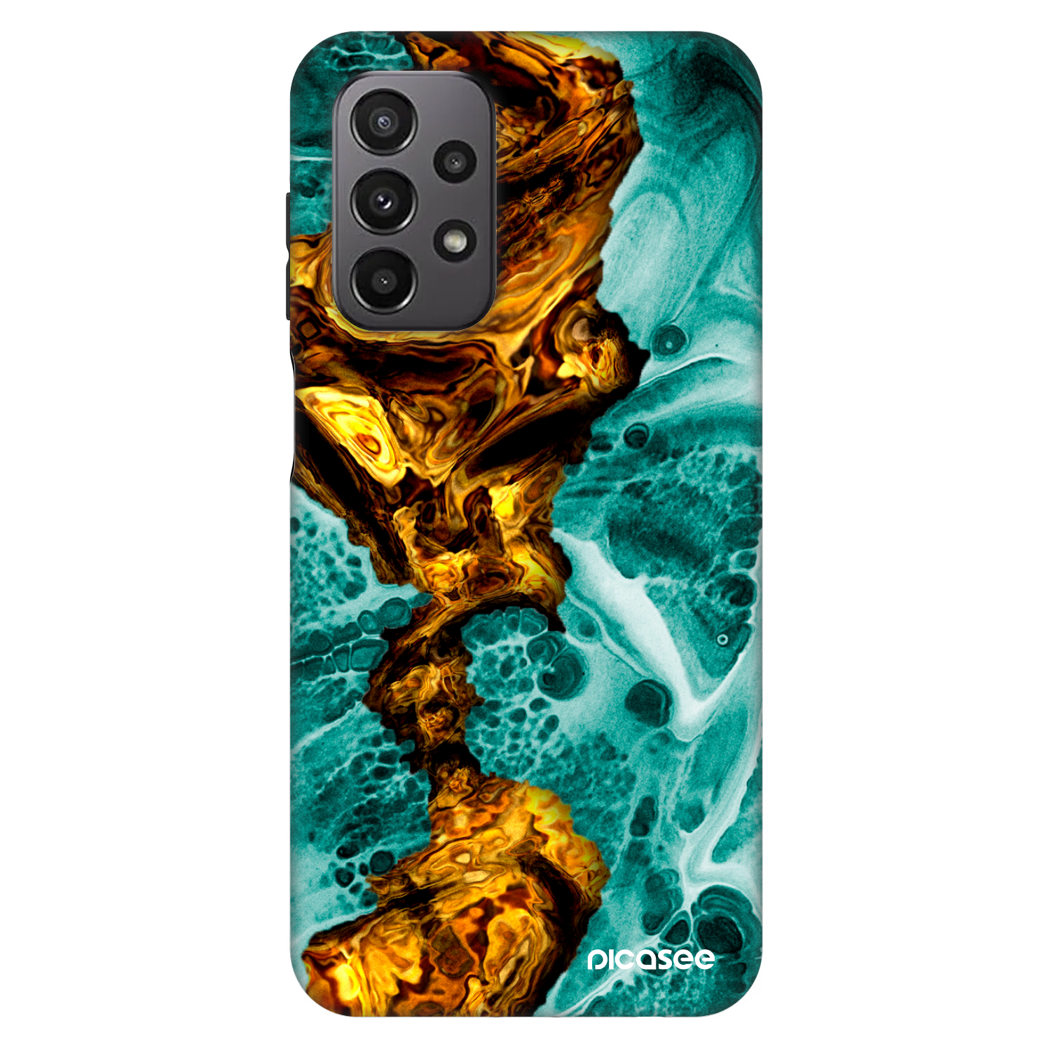 Picasee Fashion Case für Samsung Galaxy A23 A236B 5G - Goldsky