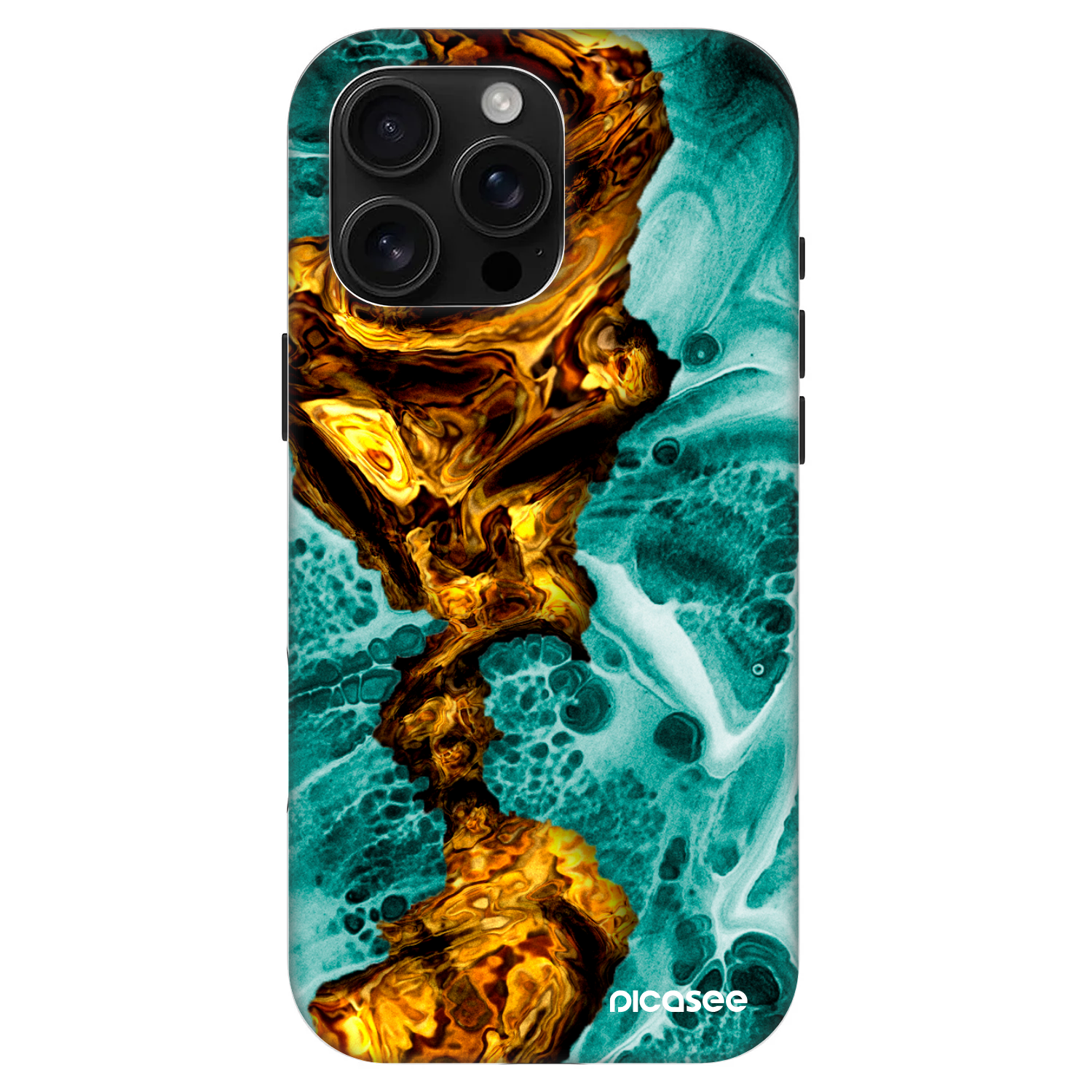 Picasee Fashion Case MagSafe für Apple iPhone 16 Pro Max - Goldsky