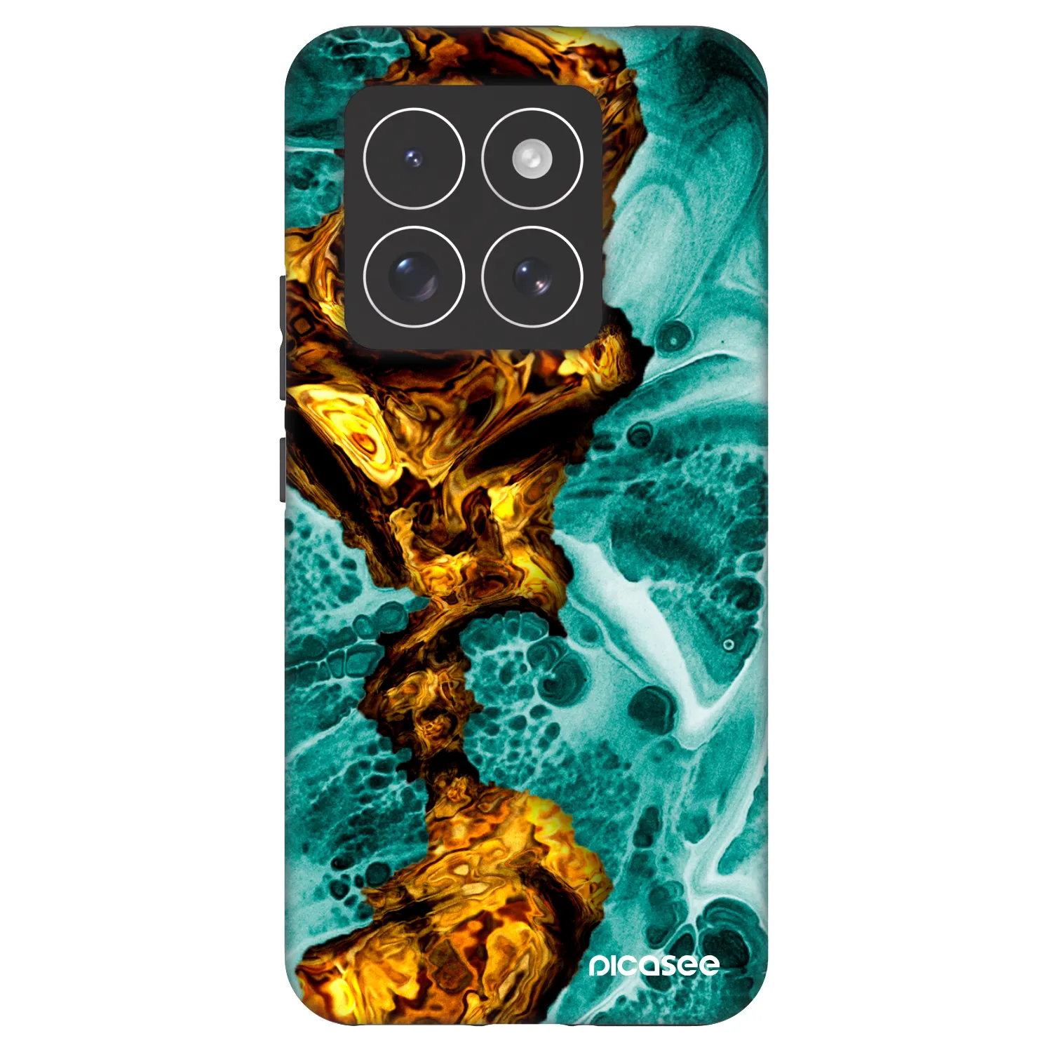 Picasee Fashion Case für Xiaomi 14 Pro - Goldsky