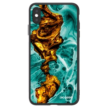 Picasee ULTIMATE CASE für Apple iPhone XS Max - Goldsky
