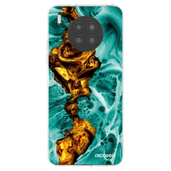 Picasee Huawei Nova 8i Hülle - Transparentes Silikon - Goldsky
