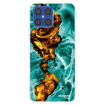 Picasee Honor X8 4G Hülle - Transparentes Silikon - Goldsky