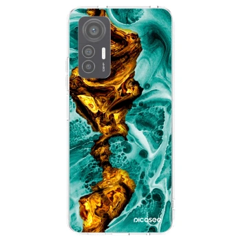 Picasee Xiaomi 12 Lite Hülle - Transparentes Silikon - Goldsky