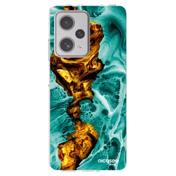 Picasee Xiaomi Redmi Note 12 Pro+ 5G Hülle - Transparentes Silikon - Goldsky