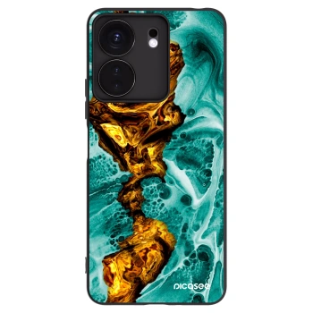 Picasee Xiaomi Redmi 13C 4G Hülle - Schwarzes Silikon - Goldsky