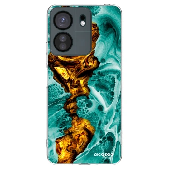 Picasee Xiaomi Redmi 13C 4G Hülle - Transparentes Silikon - Goldsky