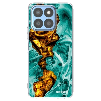 Picasee Honor X8b Hülle - Transparentes Silikon - Goldsky