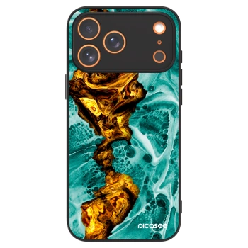 Picasee ULTIMATE CASE MagSafe für Apple iPhone 17 Pro Max - Goldsky