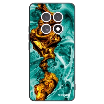 Picasee Xiaomi Redmi Note 15 5G Hülle - Schwarzes Silikon - Goldsky