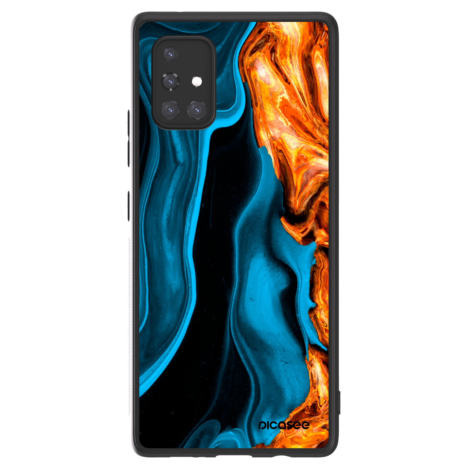 Picasee ULTIMATE CASE für Samsung Galaxy A71 A715F - Gold blue