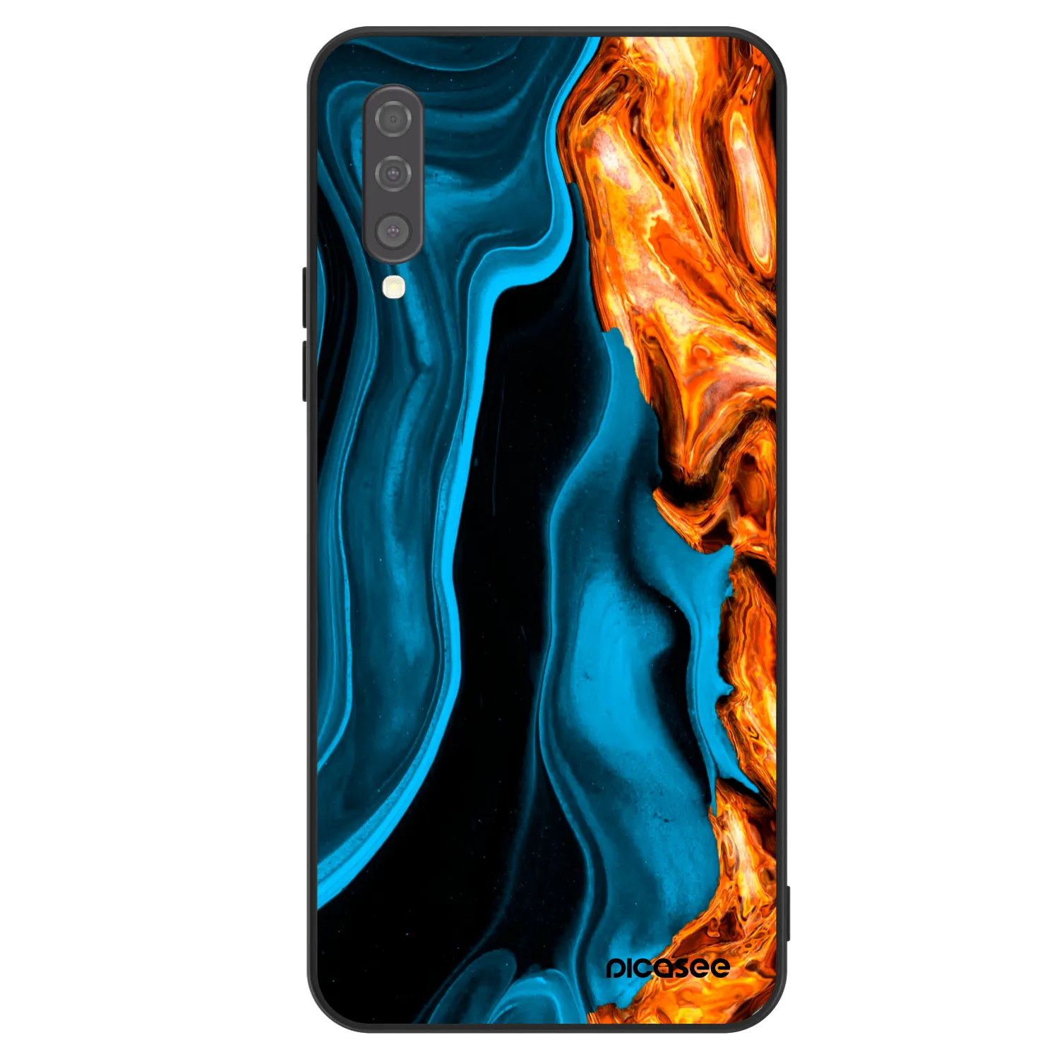 Picasee ULTIMATE CASE für Samsung Galaxy A50 A505F - Gold blue