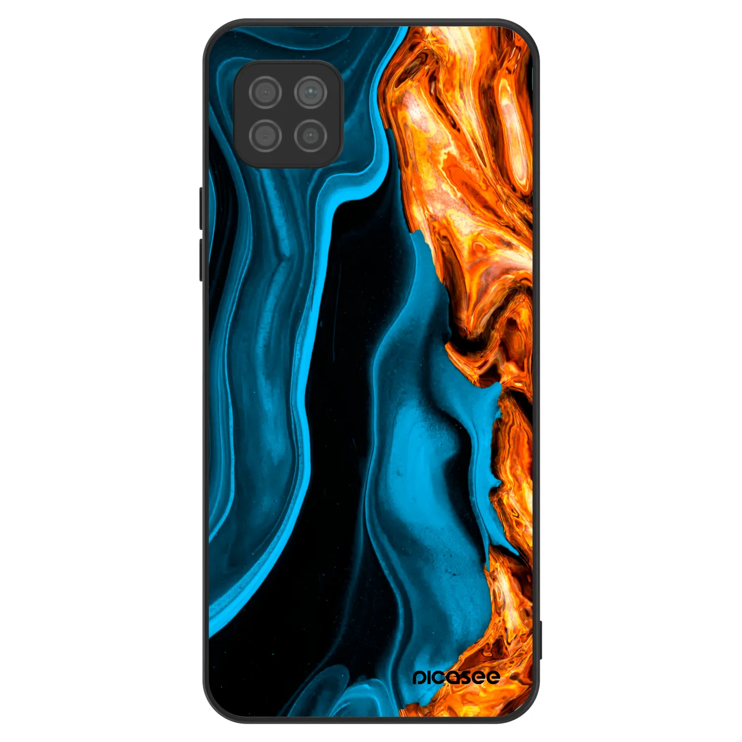 Picasee ULTIMATE CASE für Huawei P40 Lite - Gold blue