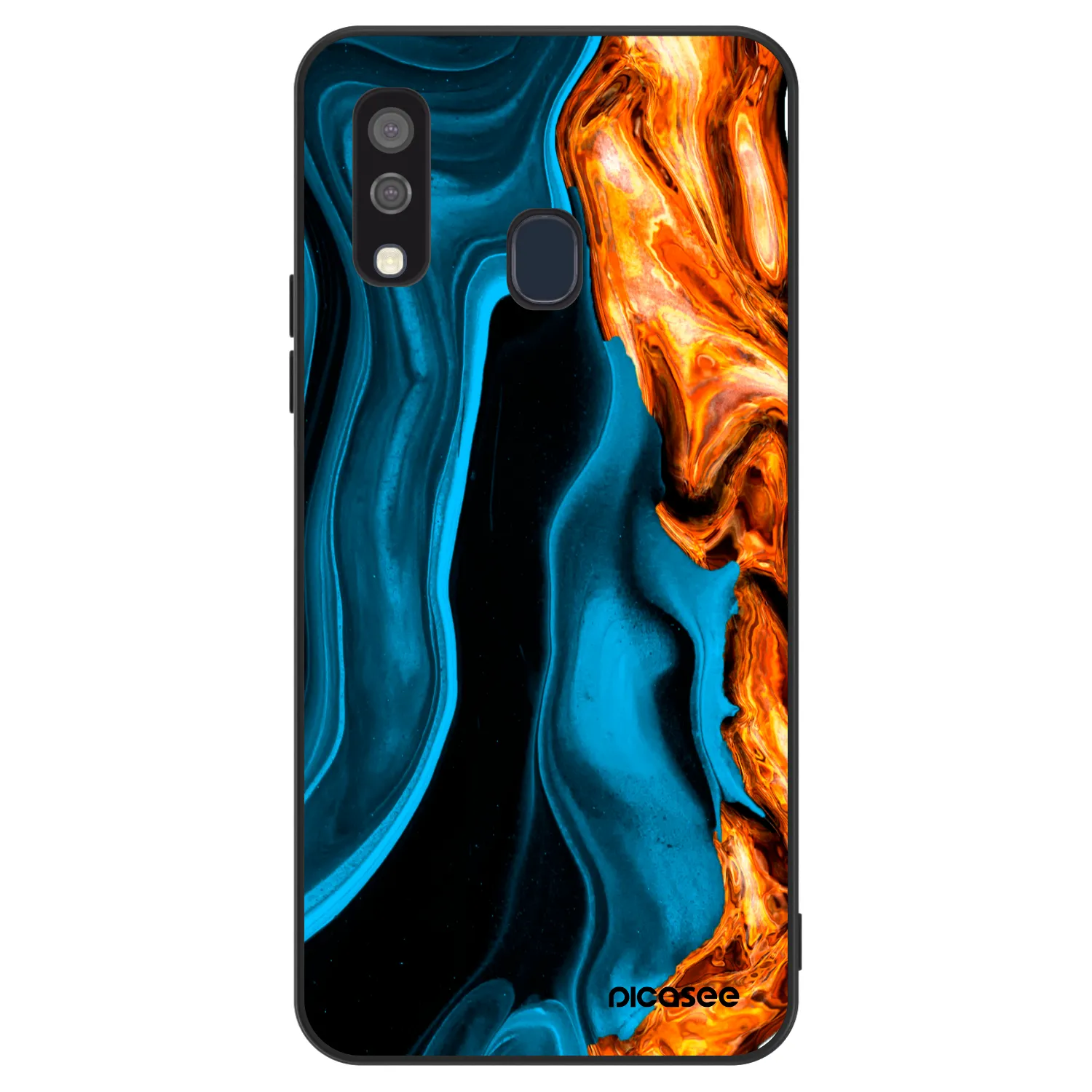 Picasee ULTIMATE CASE für Samsung Galaxy A40 A405F - Gold blue