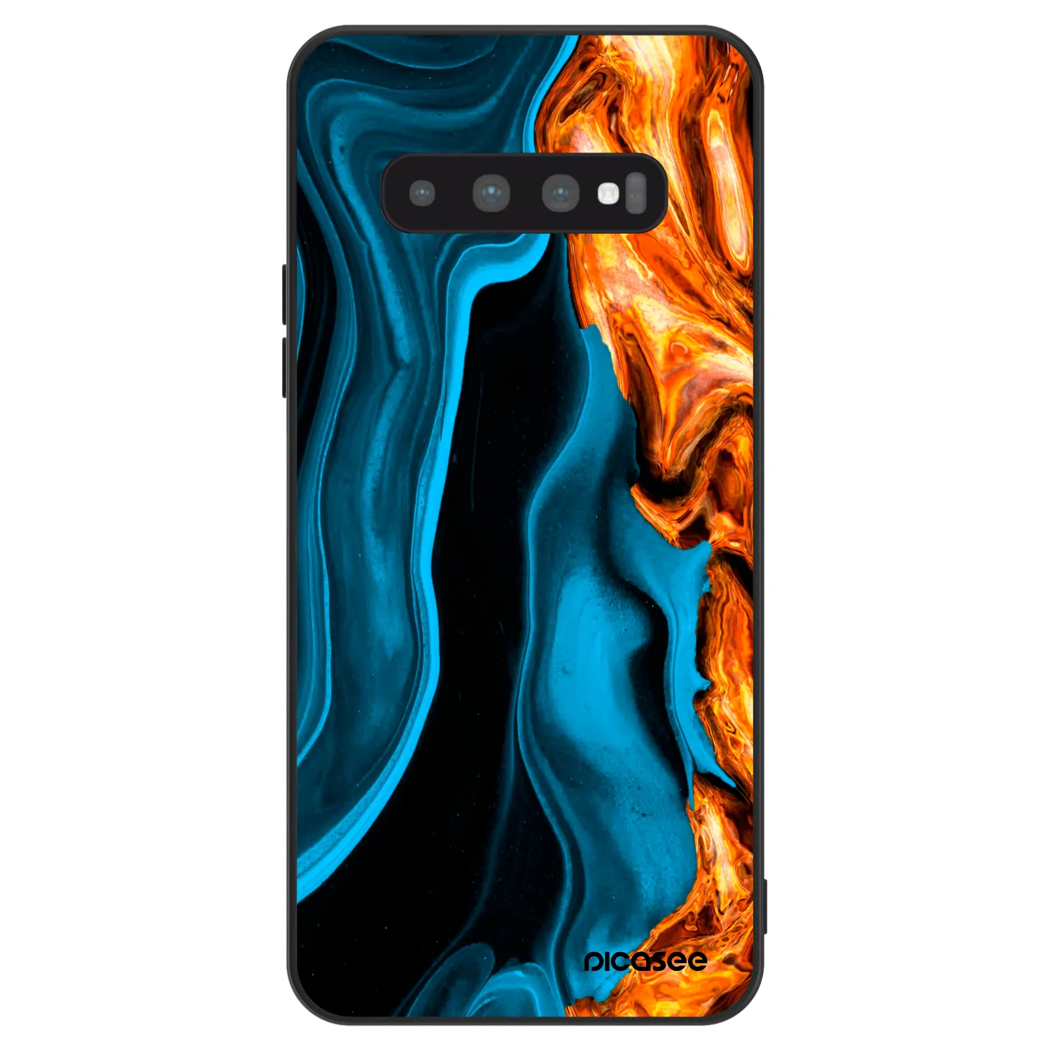 Picasee ULTIMATE CASE für Samsung Galaxy S10 G973 - Gold blue