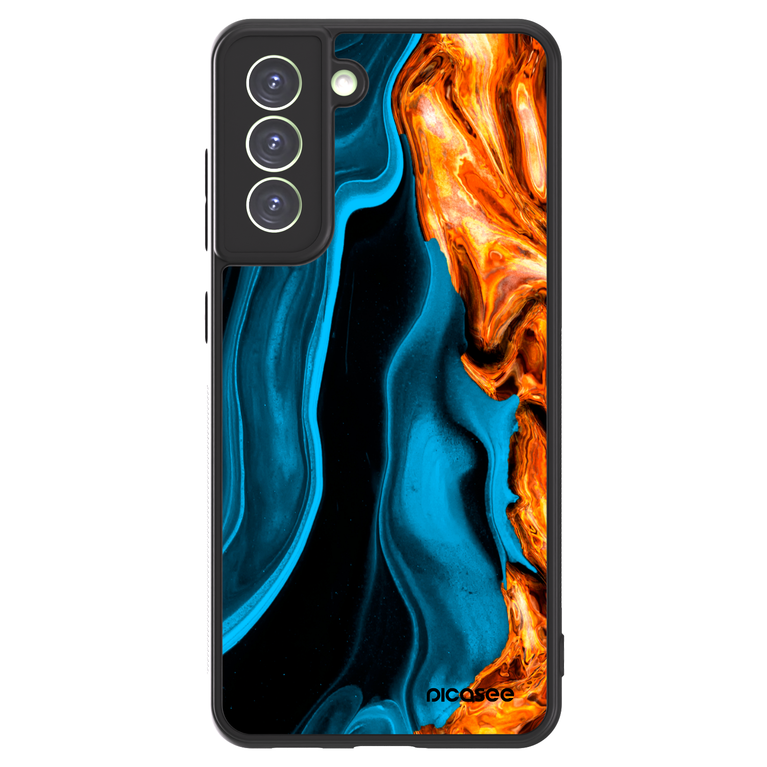 Picasee ULTIMATE CASE für Samsung Galaxy S21 FE 5G - Gold blue