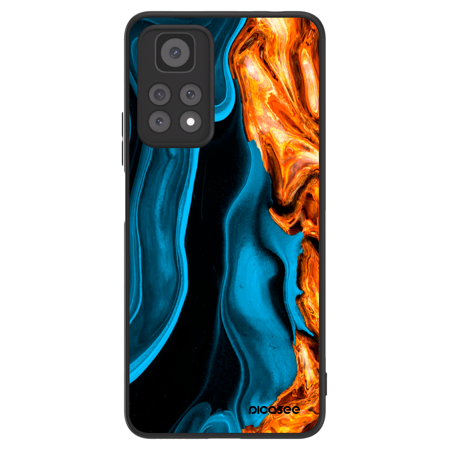 Picasee ULTIMATE CASE für Xiaomi Redmi Note 11 Pro 5G - Gold blue