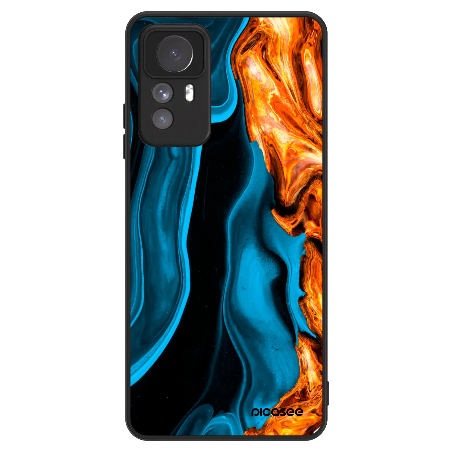 Picasee ULTIMATE CASE für Xiaomi Redmi Note 12S - Gold blue