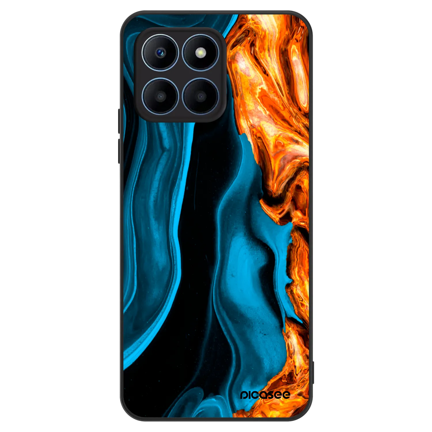 Picasee ULTIMATE CASE für Honor 70 Lite - Gold blue