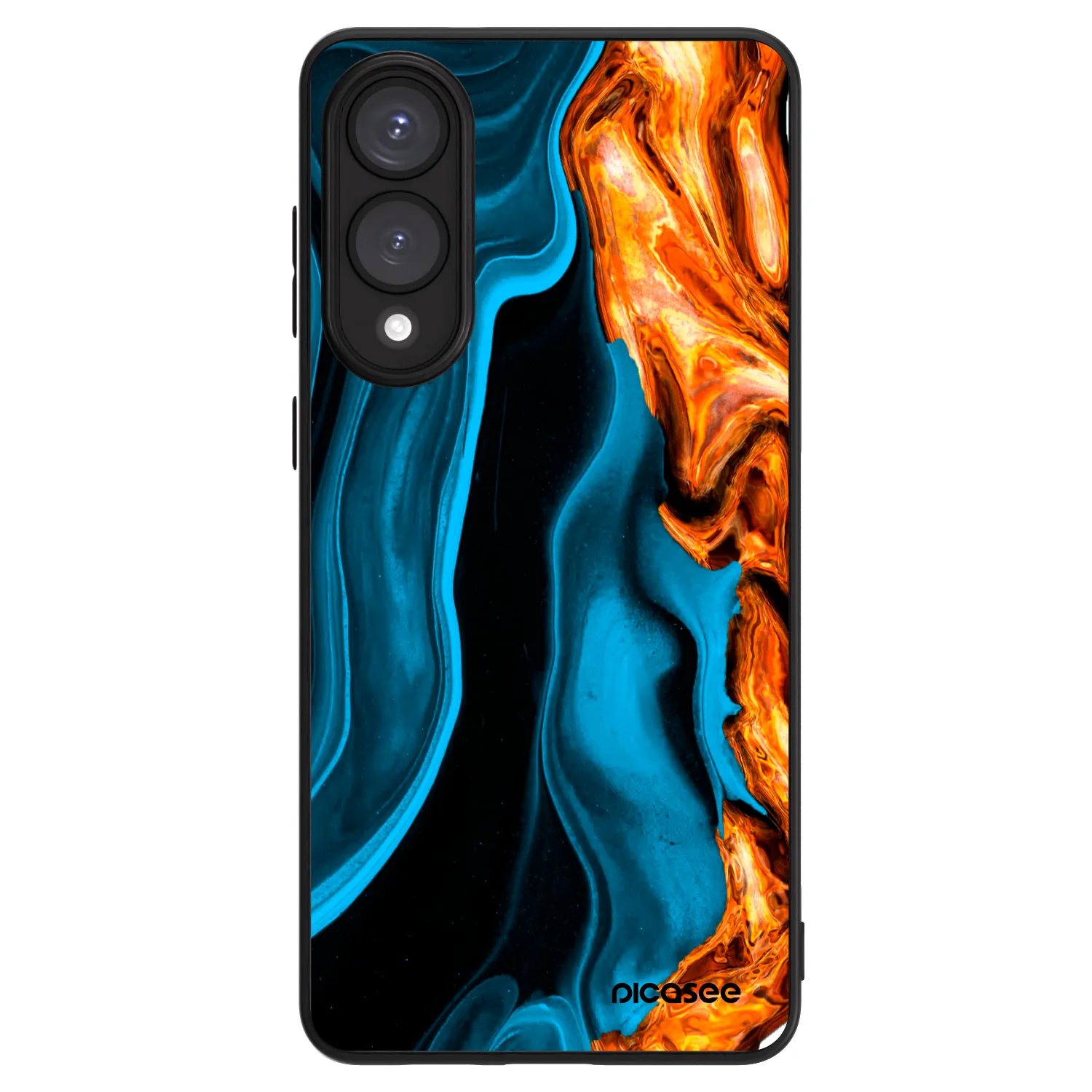 Picasee ULTIMATE CASE für Samsung Galaxy S25 Edge 5G - Gold blue