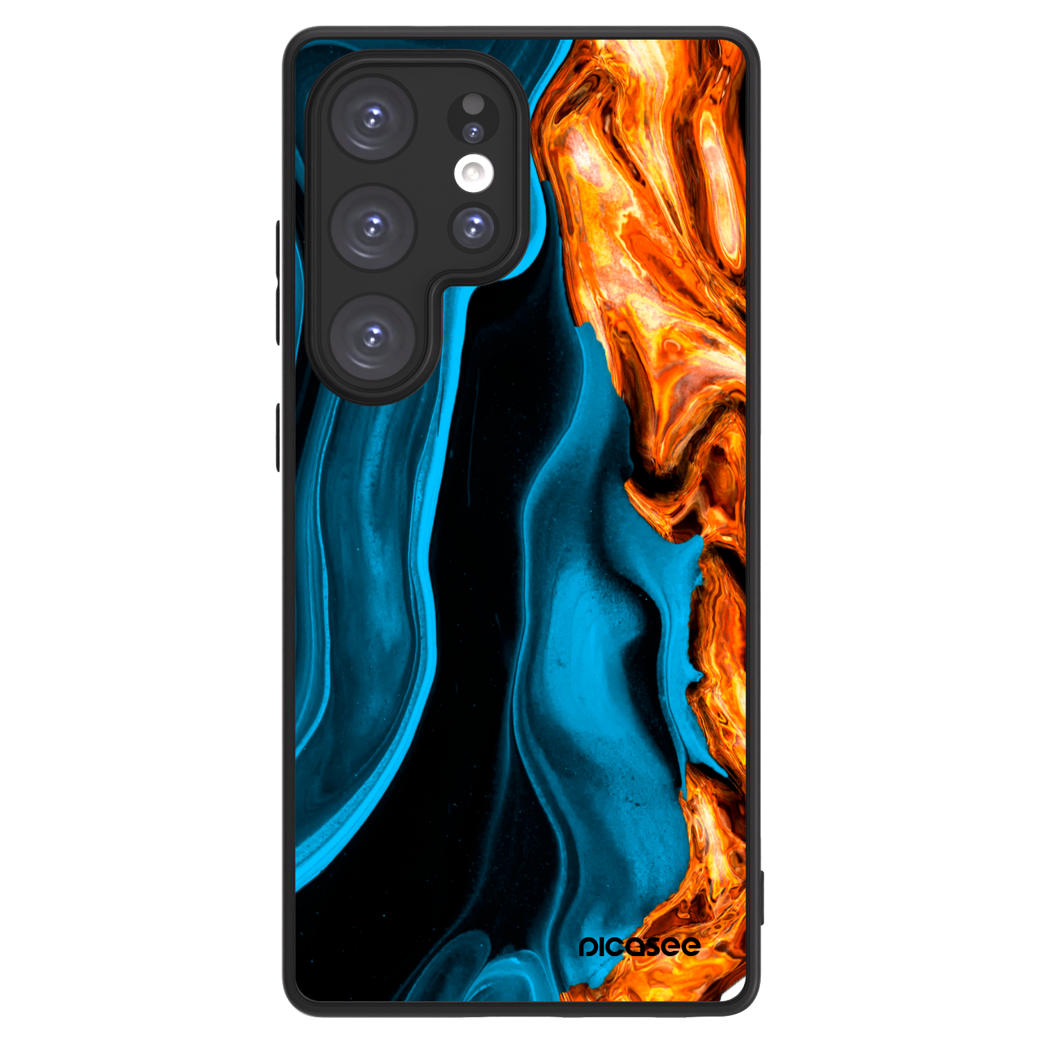 Picasee ULTIMATE CASE für Samsung Galaxy S25 Ultra 5G - Gold blue
