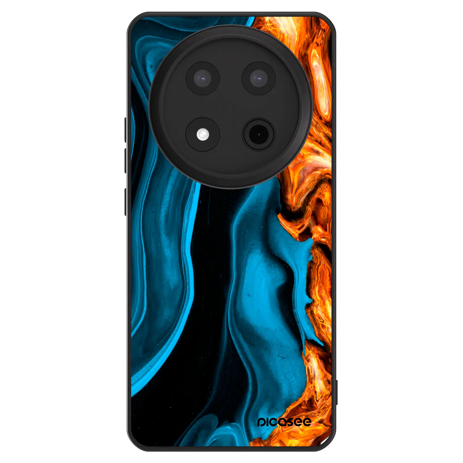Picasee ULTIMATE CASE für Honor Magic7 Lite 5G - Gold blue