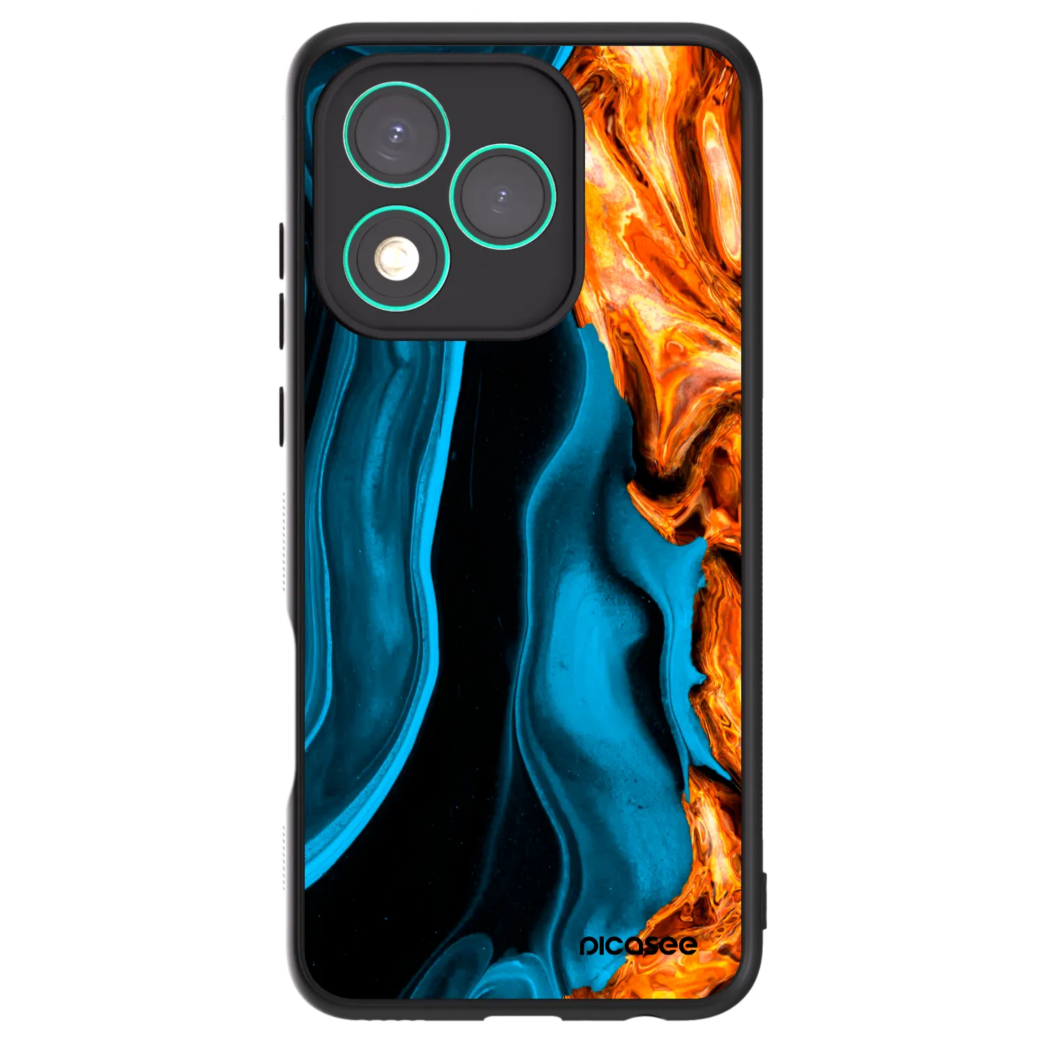 Picasee ULTIMATE CASE für Honor 400 Lite 5G - Gold blue