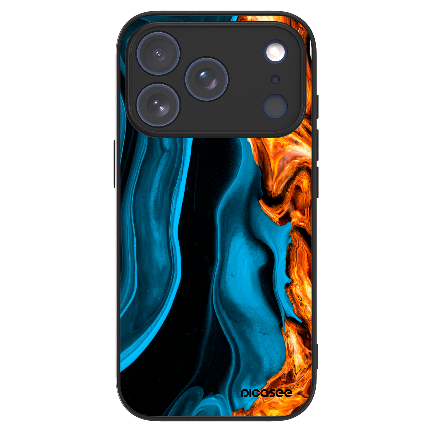 Picasee ULTIMATE CASE für Apple iPhone 17 Pro - Gold blue