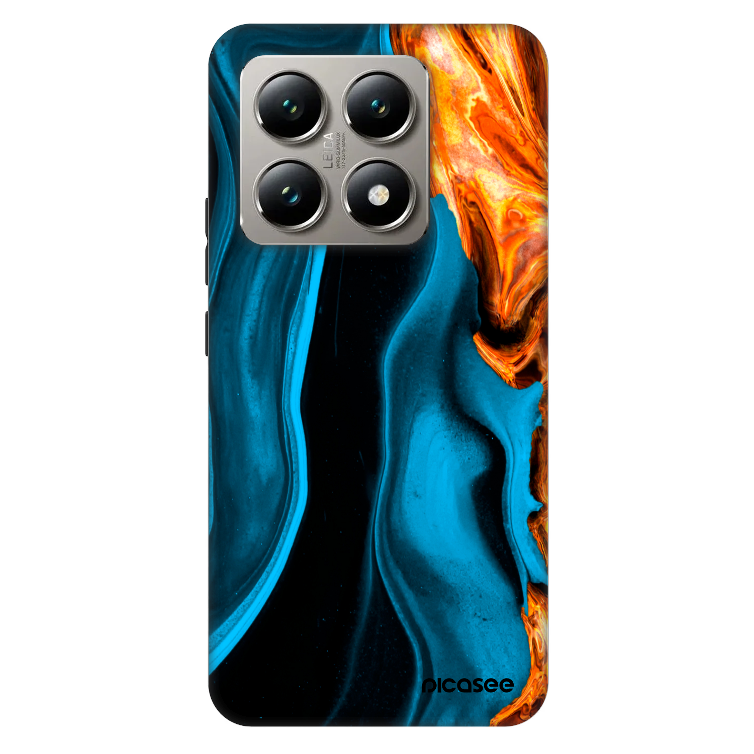 Picasee Fashion Case für Xiaomi 14T - Gold blue