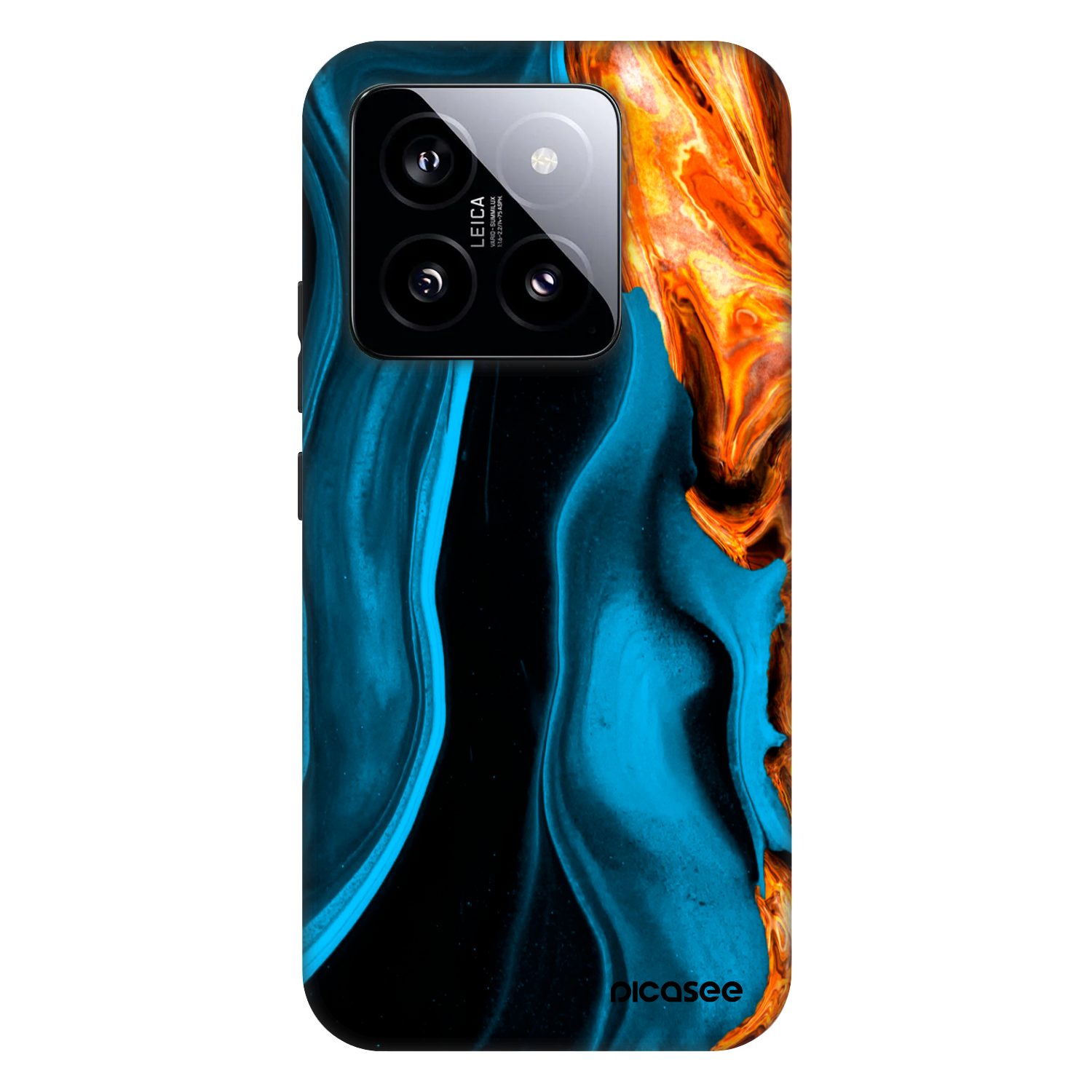 Picasee Fashion Case für Xiaomi 14 - Gold blue