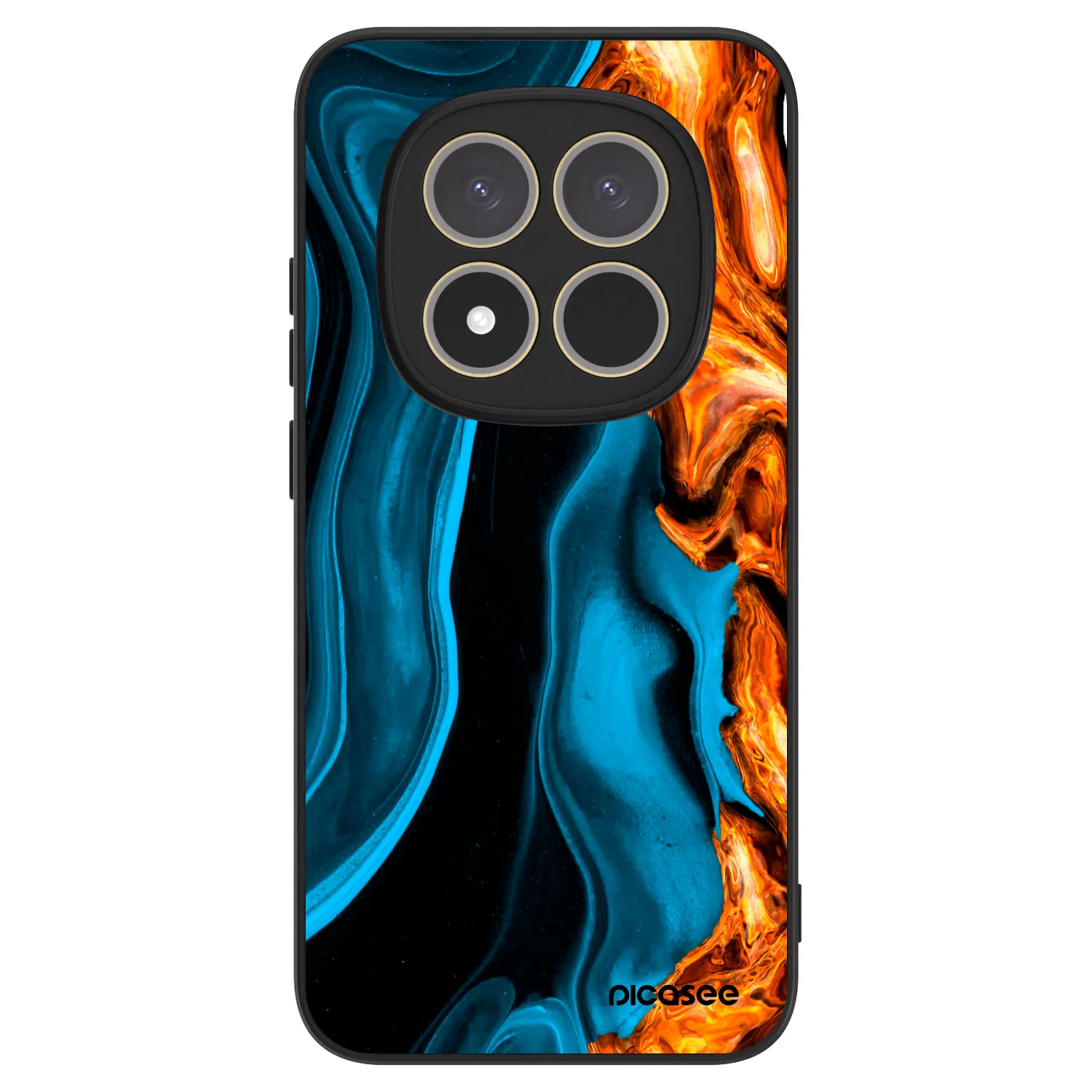 Picasee ULTIMATE CASE für Xiaomi Redmi Note 15 Pro 4G - Gold blue