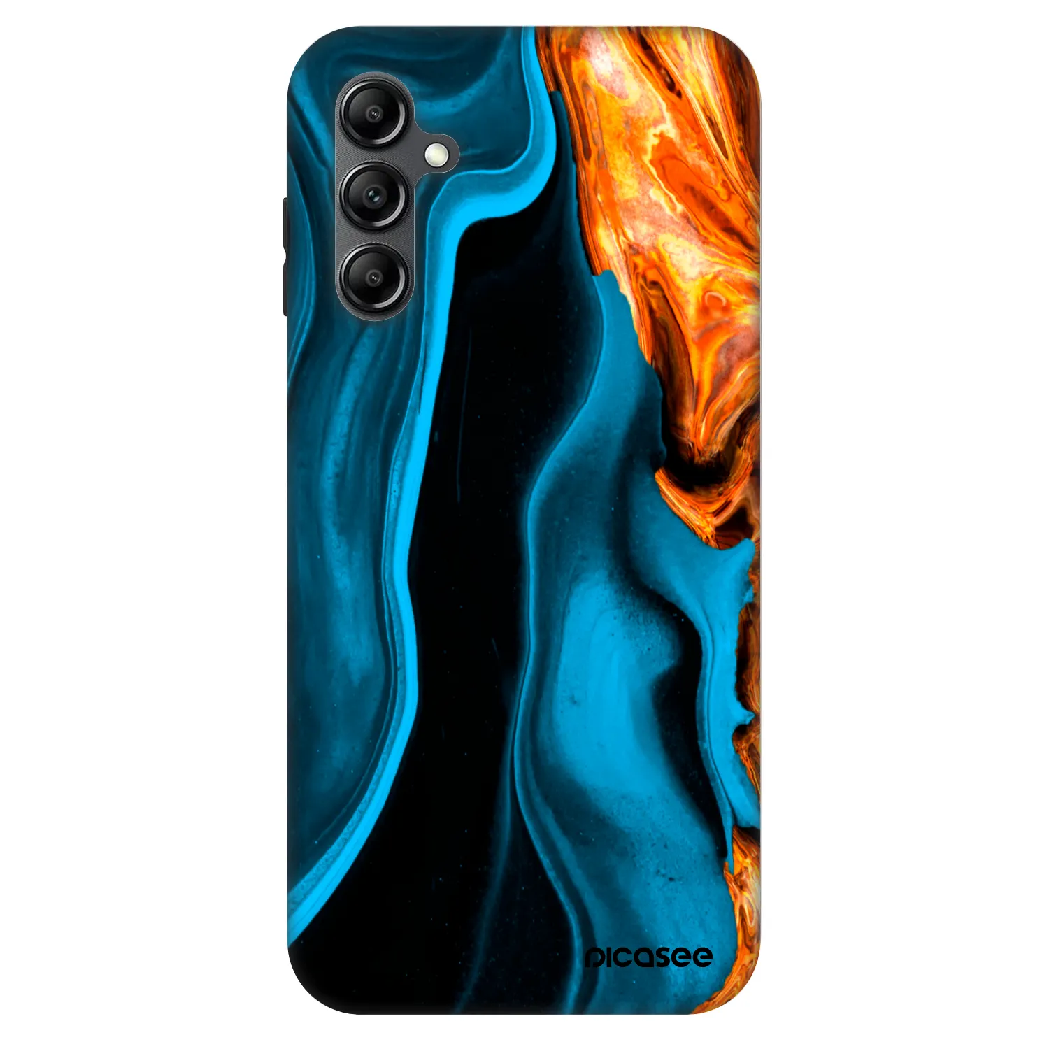 Picasee Fashion Case für Samsung Galaxy A16 4G - Gold blue