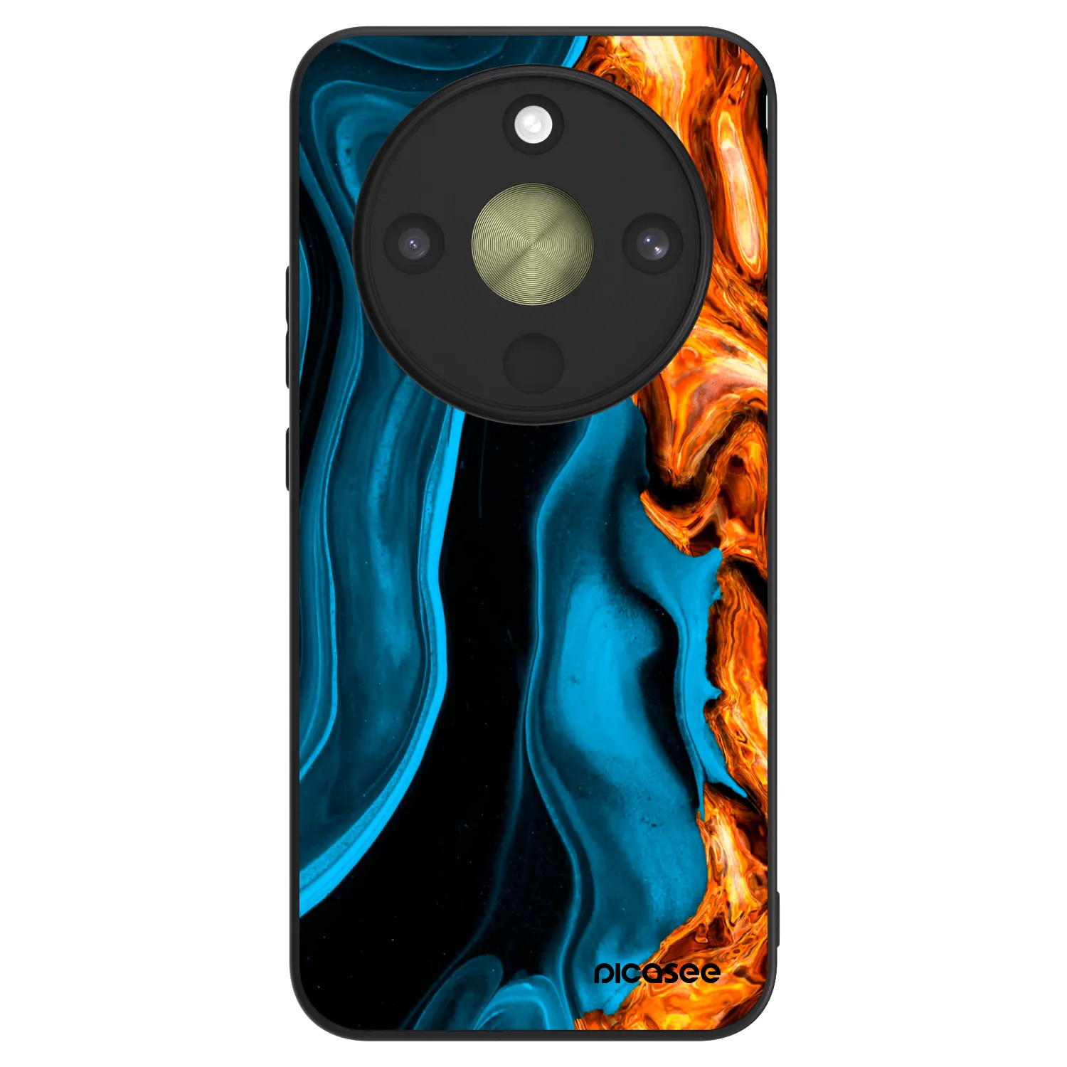 Picasee ULTIMATE CASE für Honor Magic8 Lite 5G - Gold blue
