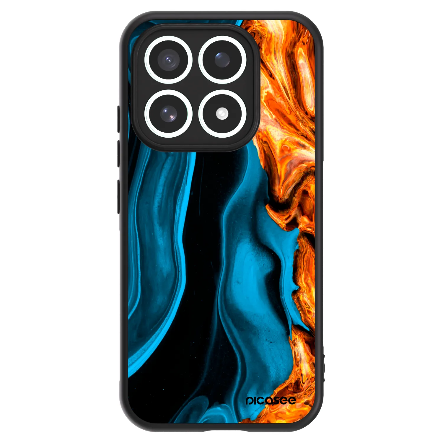 Picasee ULTIMATE CASE PowerShare für Xiaomi 17 - Gold blue