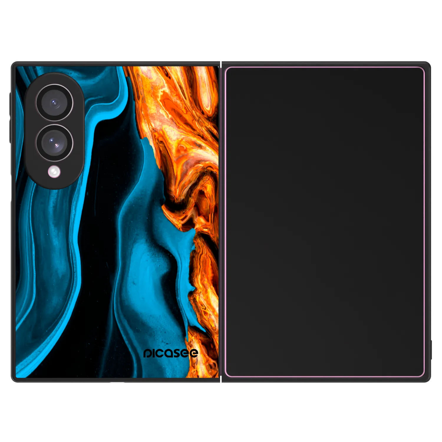 Picasee ULTIMATE CASE für Samsung Galaxy Z Fold8 5G - Gold blue