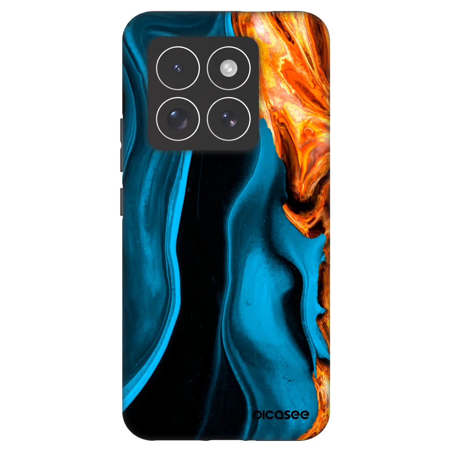 Picasee Fashion Case für Xiaomi 14 Pro - Gold blue