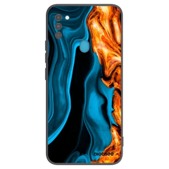 Hülle für Samsung Galaxy M11 - Gold blue