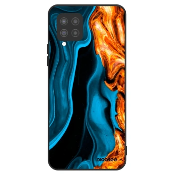 Hülle für Samsung Galaxy A42 A426B - Gold blue