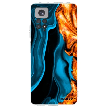 Picasee Xiaomi Redmi Note 11S 4G Hülle - Transparentes Silikon - Gold blue
